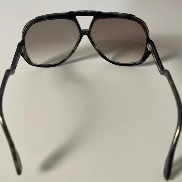Yves Saint Laurent Vintage Aviator Sunglasses Tortoise Shell - Picture 7 of 8
